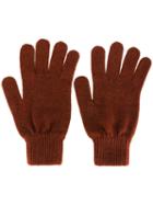 Paul Smith Cashmere Gloves, Men's, Brown, Cashmere