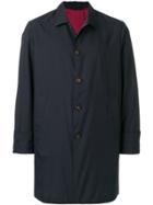 Eleventy Button-down Fitted Coat - Blue