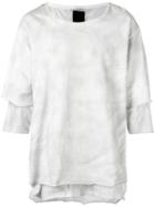 Thom Krom Layered T-shirt, Men's, Size: Medium, Grey, Cotton