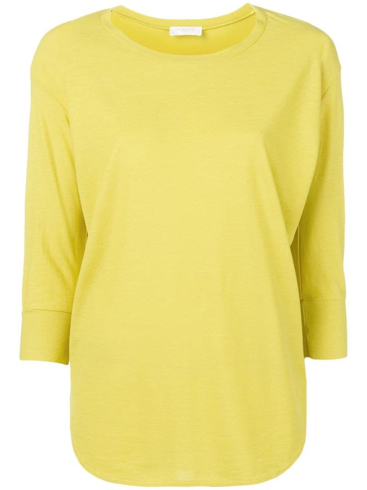 Zanone Ruffle-trim - Yellow