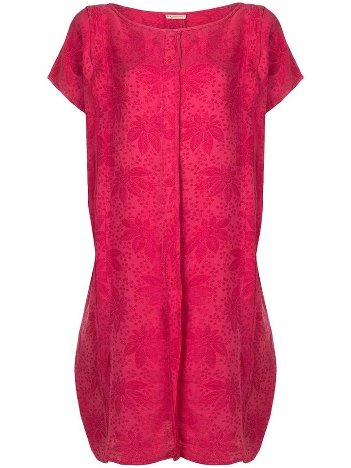 Versace Pre-owned 1980's Floral Print Shift Dress - Pink