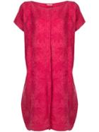 Versace Pre-owned 1980's Floral Print Shift Dress - Pink