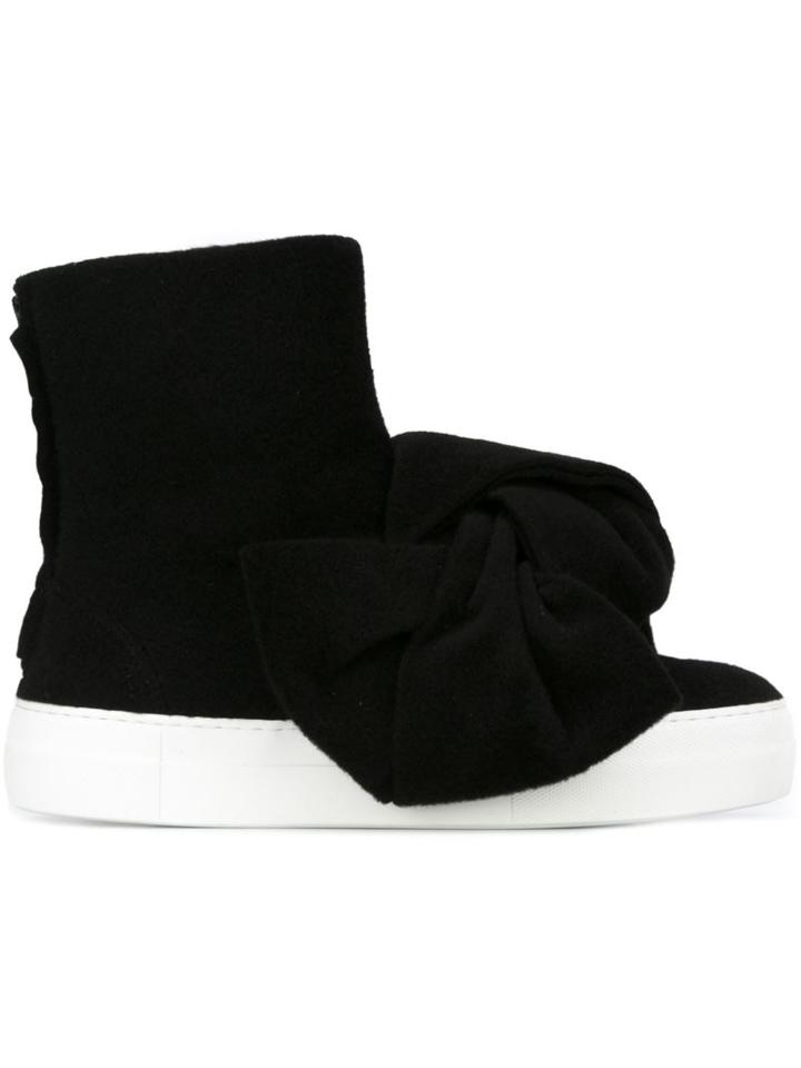 Joshua Sanders Oversized Bow Boots