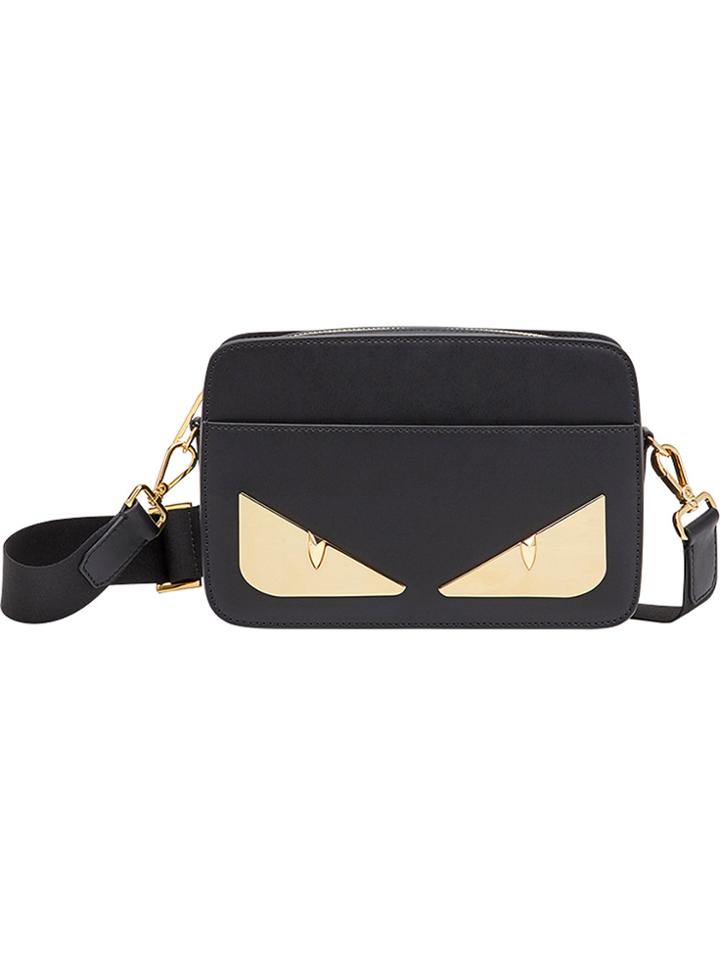 Fendi Bag Bugs Messenger Bag - Black