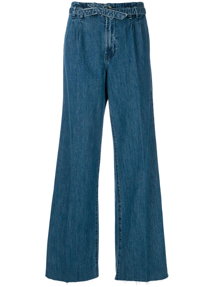 J Brand High Waist Wide Leg Jeans - Blue