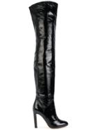Francesco Russo Over The Knee Boots - Black