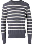Malo Striped Sweatshirt, Men's, Size: 50, Grey, Cotton
