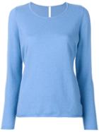 Philo-sofie - Scoop Neck Sweater - Women - Cashmere - 40, Blue, Cashmere