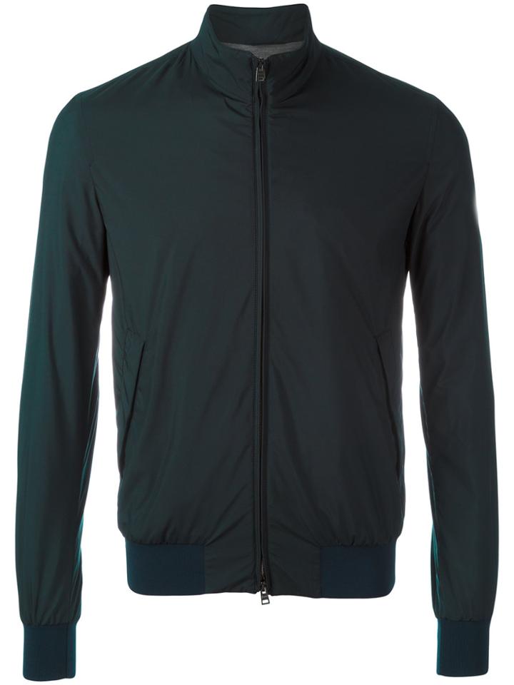 Herno Zipped Lightweight Jacket - Blue