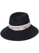 Maison Michel Rose Ribbon Hat - Black