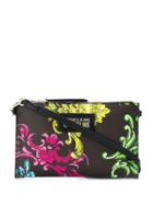 Versace Jeans Couture Multicoloured Barocco Print Clutch - Black
