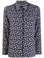 La Doublej Dragonfly Print Shirt - Blue