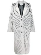 3.1 Phillip Lim Intarsia Oversized Cardi-coat - White
