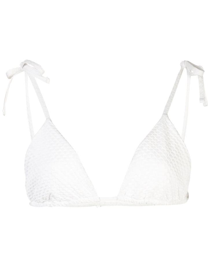 Onia Avery Geo Texture Top - White