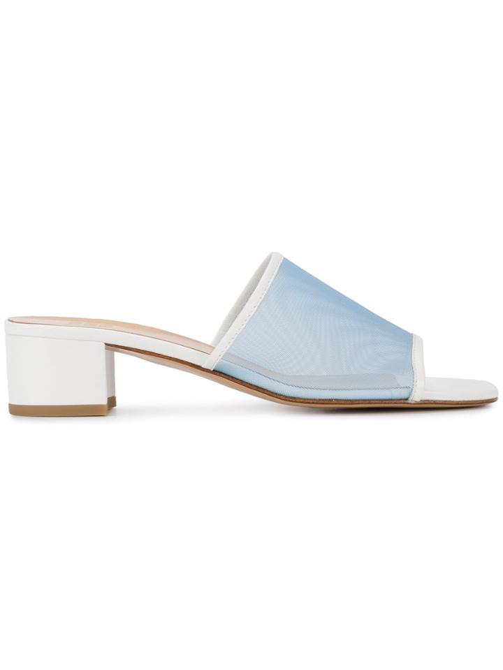 Maryam Nassir Zadeh Mesh Strap Sandals - White