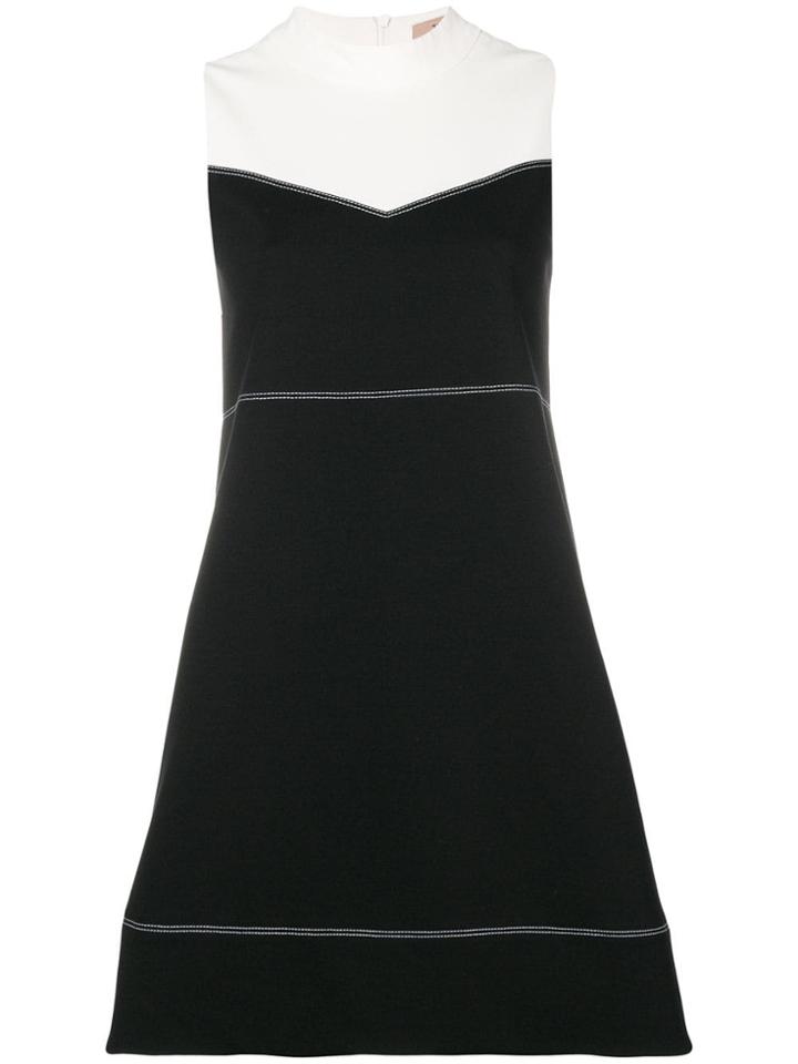 Twin-set Sleeveless Colour Block Dress - Black