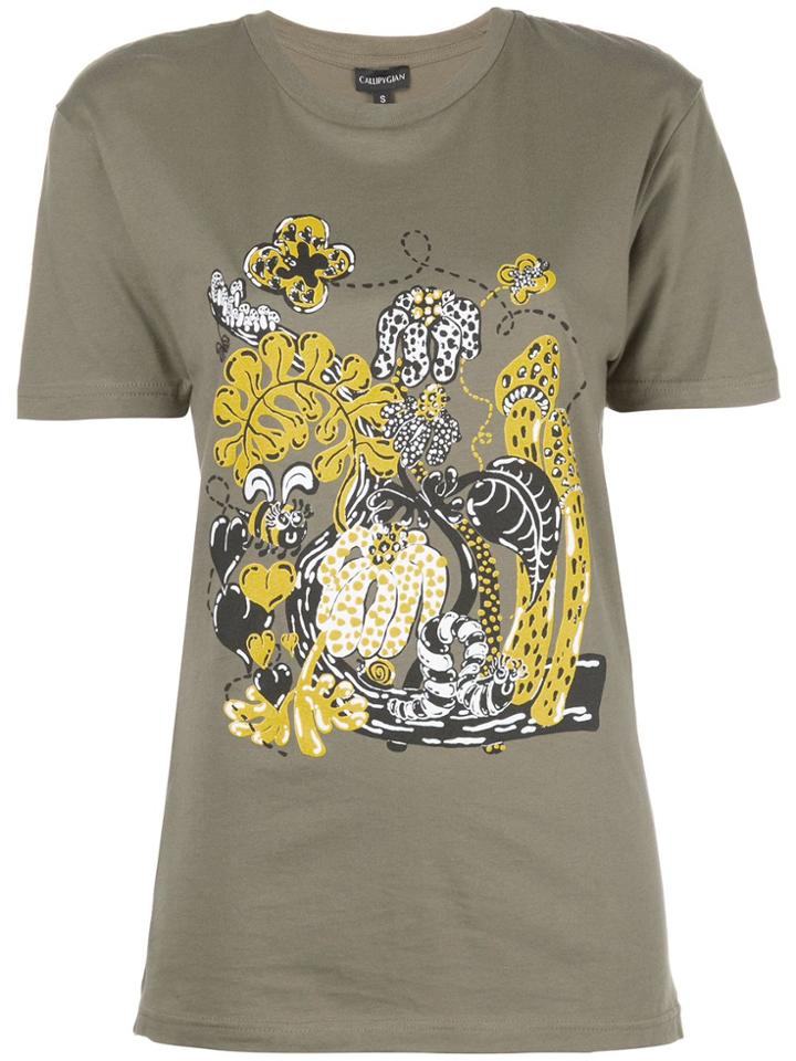 Callipygian Tini Caterpillar T-shirt - Green