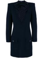 Givenchy Bow Collar Mini Dress - Blue