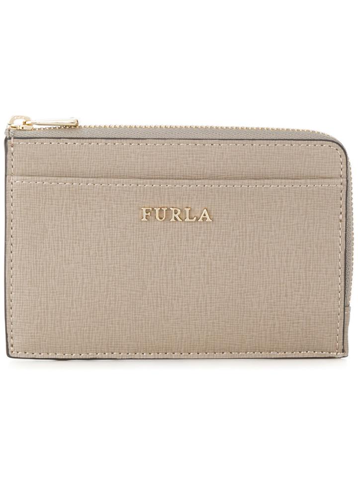 Furla Small Zip Purse - Grey