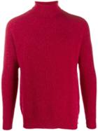 Paltò Roll Neck Sweater - Red