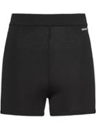 Miu Miu High-rise Cycling Style Shorts - Black