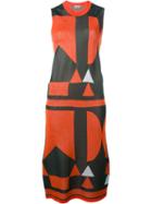 Arthur Arbesser Geometric Pattern Dress