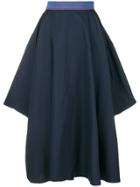 Roksanda Flared Asymmetric Skirt - Blue