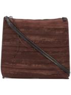 B May Striped Crossbody Bag - Brown