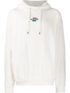 Buscemi Logo Print Hoodie - White