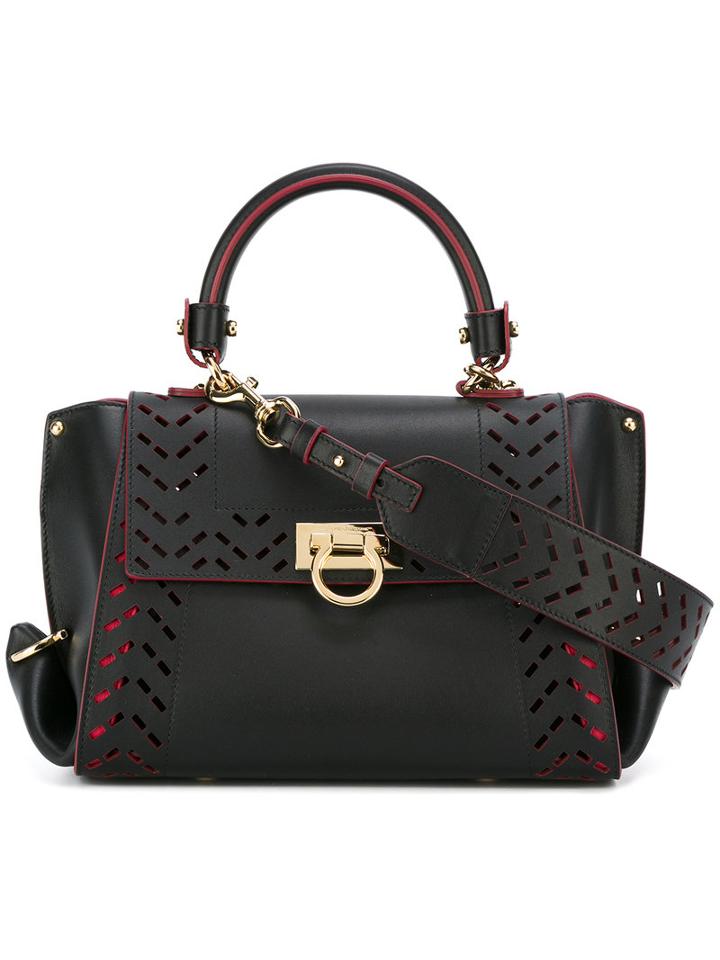 Salvatore Ferragamo - Sofia Tote - Women - Leather - One Size, Women's, Black, Leather