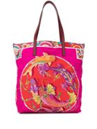 Shanghai Tang Koi Shopper Tote - Pink