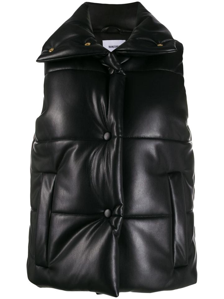 Nanushka Puffer Gilet - Black