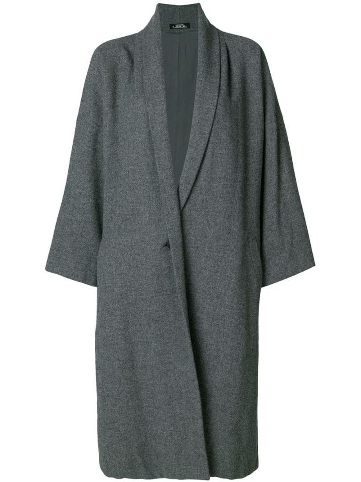Issey Miyake Pre-owned Oversized Coat - Grey