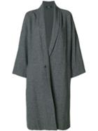 Issey Miyake Pre-owned Oversized Coat - Grey