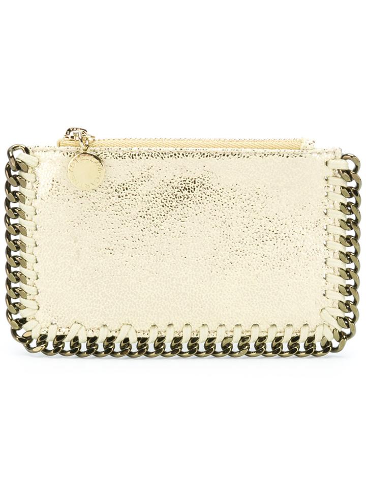 Stella Mccartney Falabella Zip Card Case - Metallic