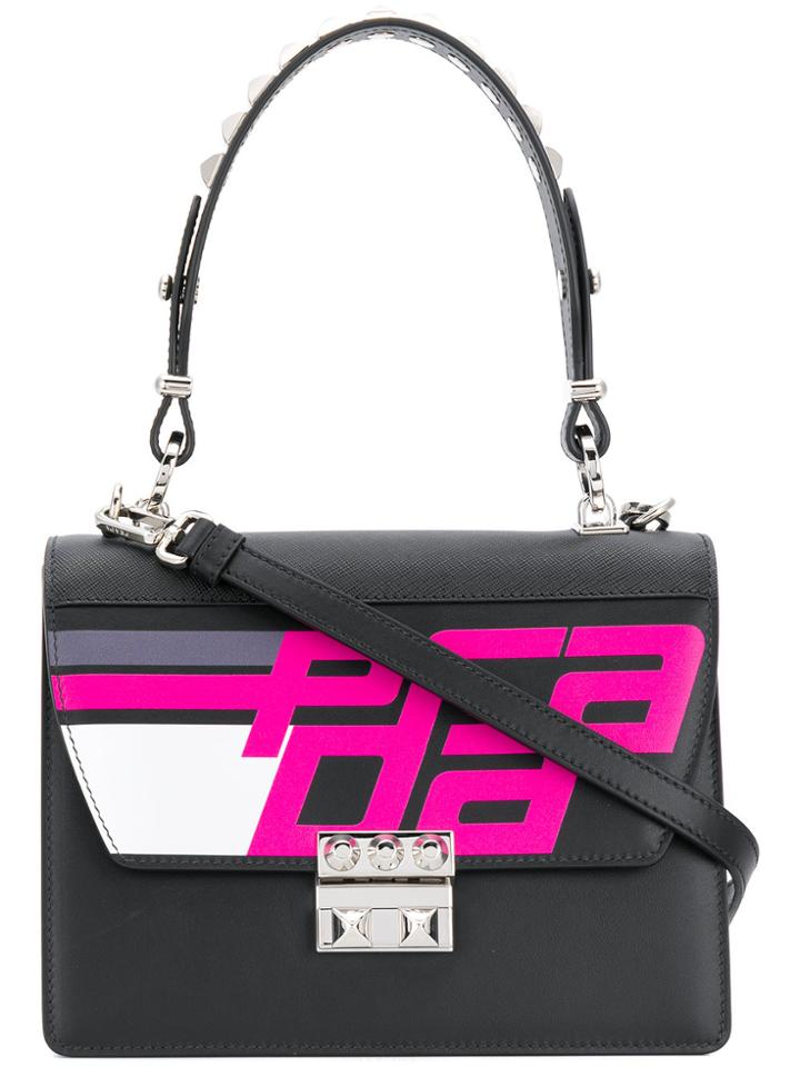 Prada Elektra Tote Bag - Black