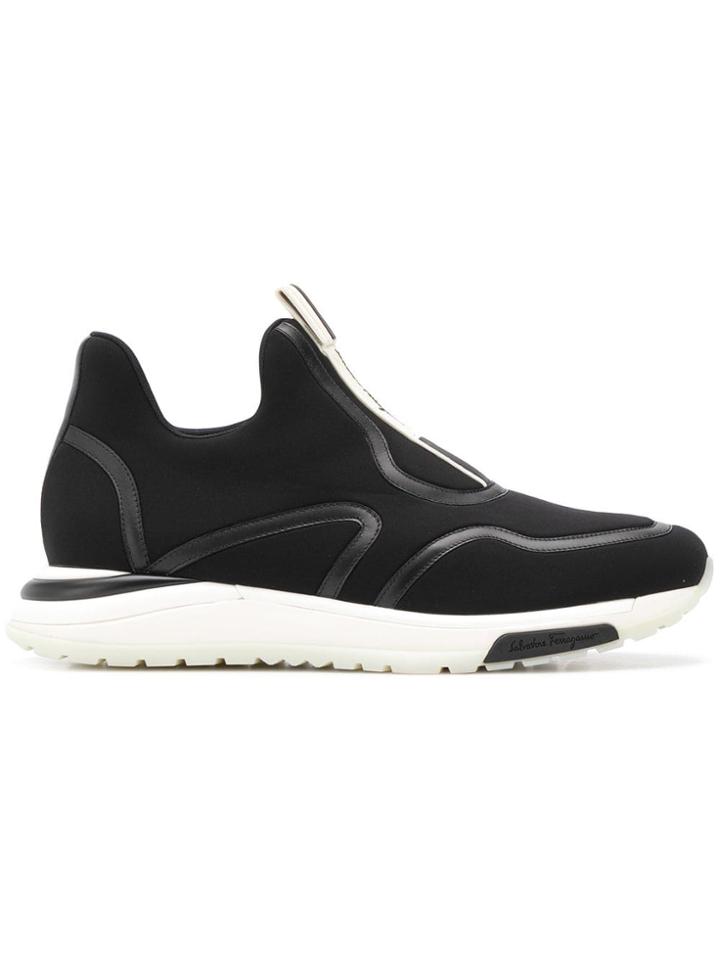 Salvatore Ferragamo Rainbow Sneakers - Black