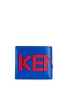Kenzo Kenzo Logo Bifold Wallet - Blue