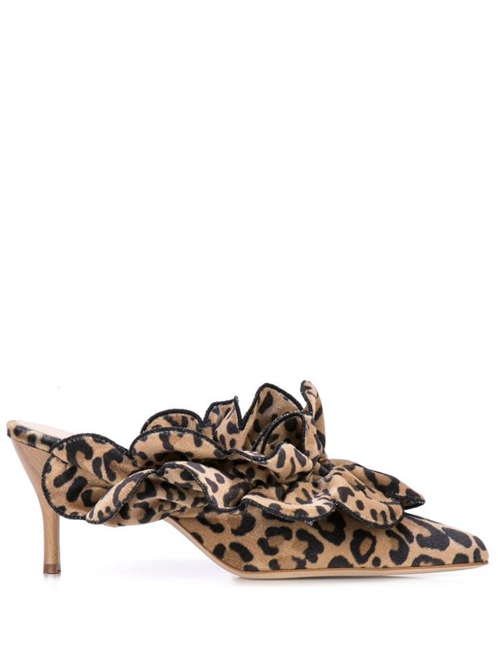 Brother Vellies Stell Mules - Brown