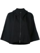 Andrea Ya'aqov - Knitted Hooded Jacket - Women - Cotton/polyamide/metal - M, Black, Cotton/polyamide/metal