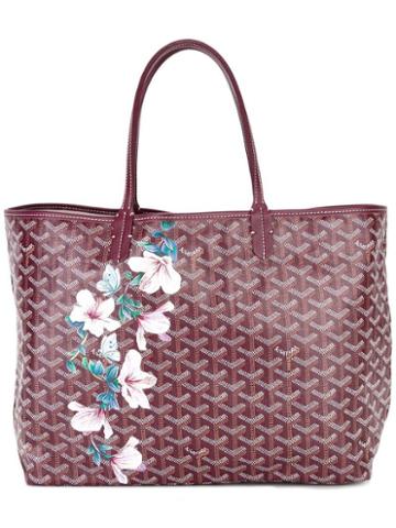 Goyard Pre-owned Floral Printed Tote - Red