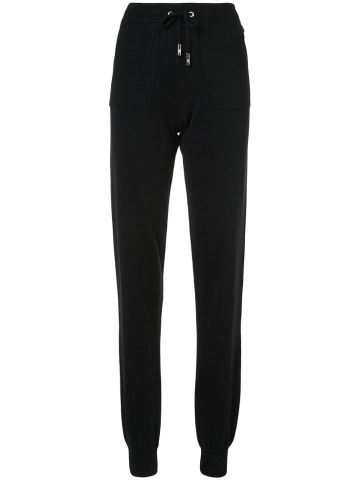 Eleventy Drawstring Track Pants - Black