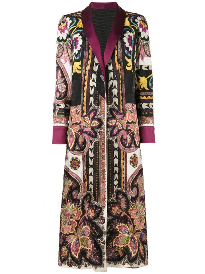 Etro Reversible Robe Coat - Multicolour