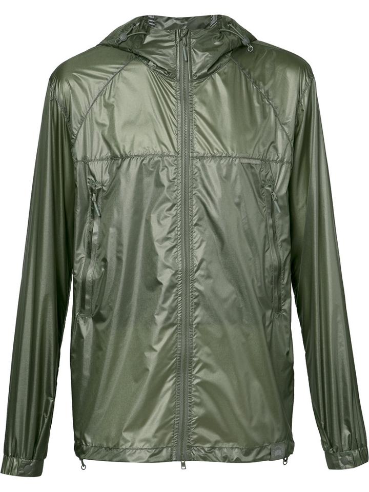 Canada Goose Zip-up Hooded Jacket, Men's, Size: Large, Green, Nylon