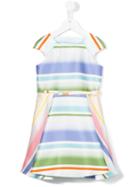 Loredana Striped Dress, Girl's, Size: 8 Yrs, Blue