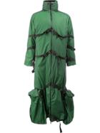 Cottweiler Strapped High Neck Coat - Green