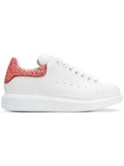 Alexander Mcqueen Glitter Embellished Sneakers - White