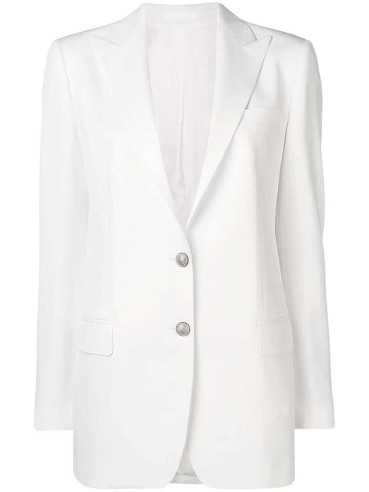 Tagliatore Classic Single-breasted Blazer - White