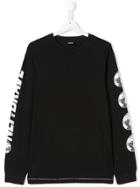 Diesel Kids Side Print Sweater - Black