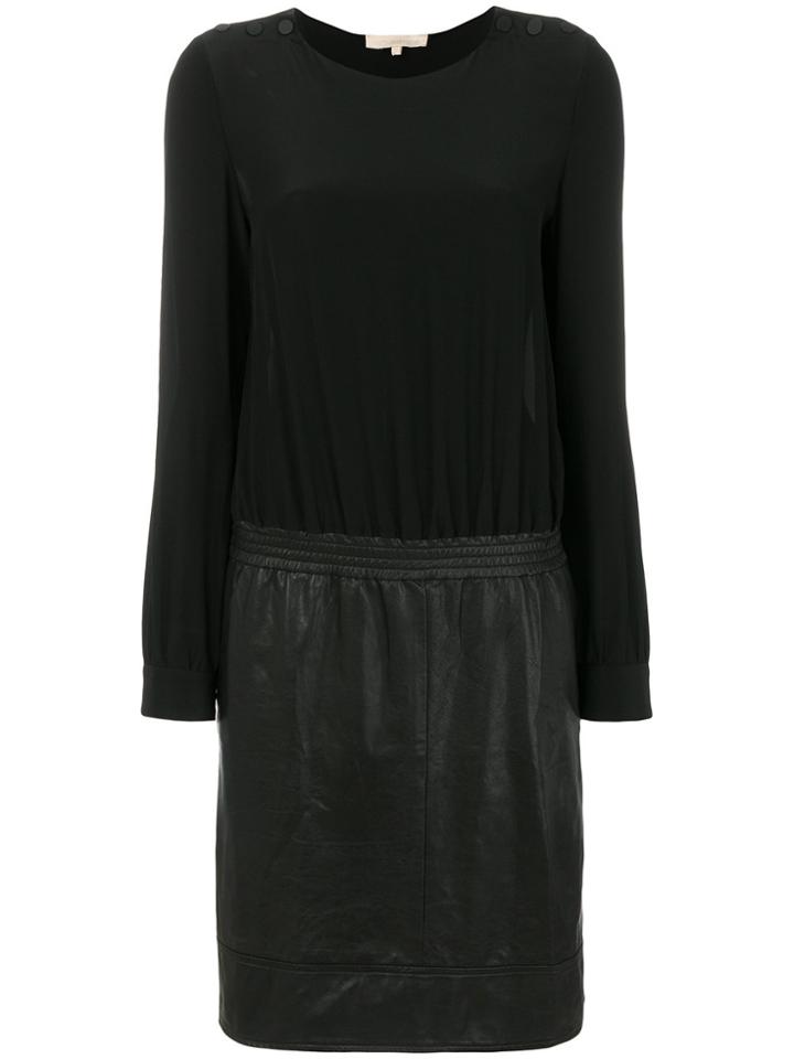 Vanessa Bruno Contrast Fitted Dress - Black